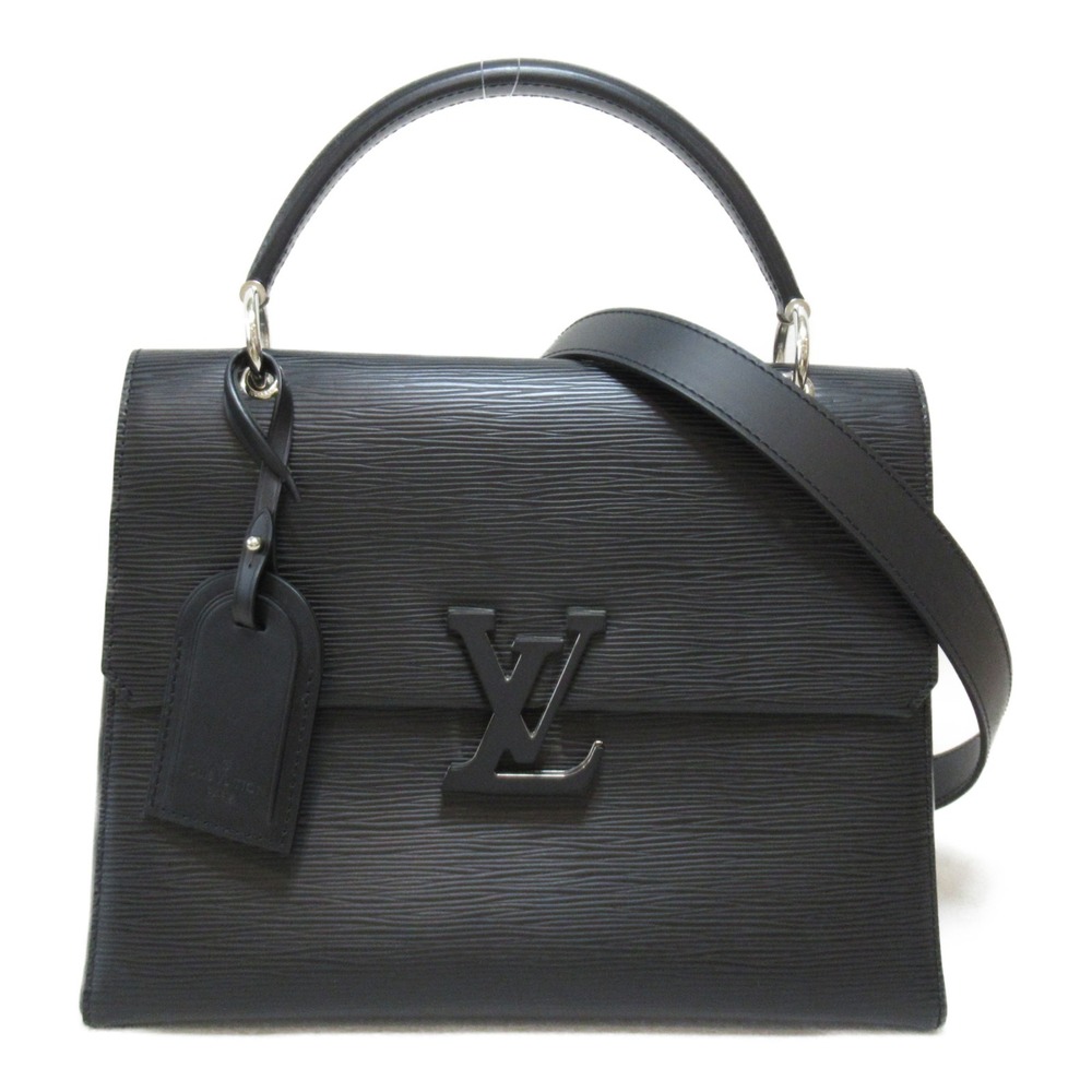 Louis Vuitton Grenelle Shoulder Bag Epi Leather Black